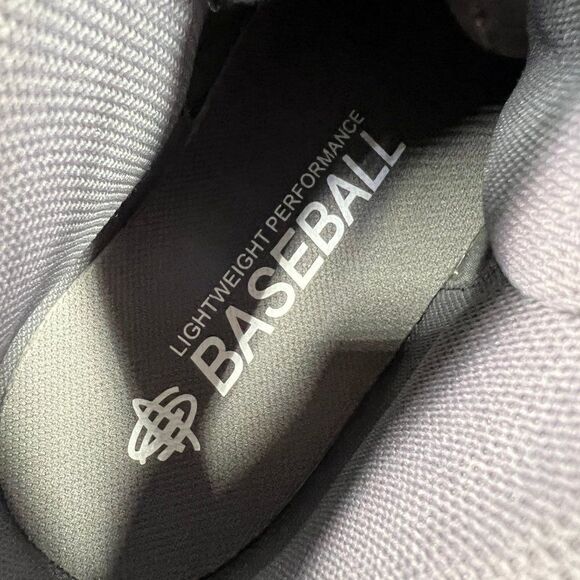 Nike Huarache Strike Mid Baseball Cleats Men\'s Size 16 Grey‎ Metal Performance main image 4